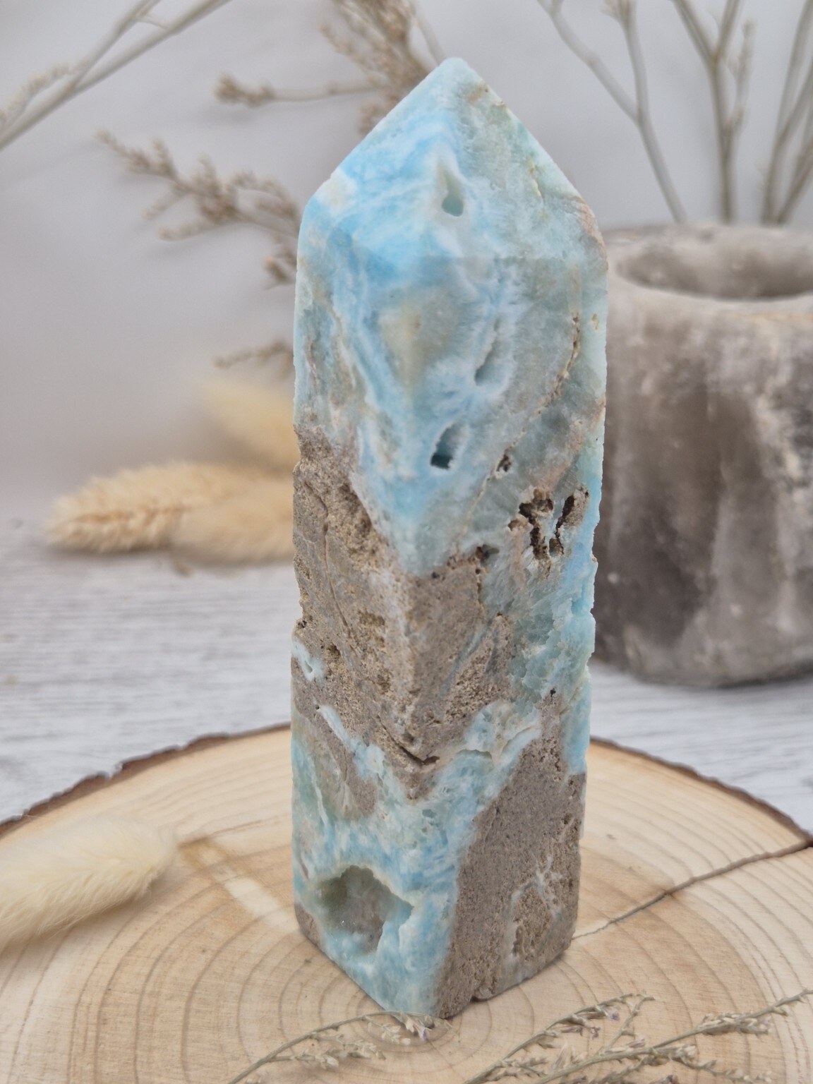 A selection of natural crystal towers