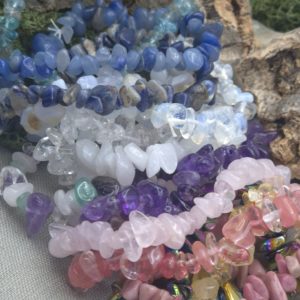 Gemstone Chip Bracelets