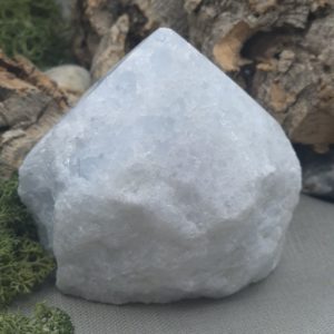 Blue Calcite Cut Base