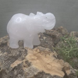 Rose Quartz Elephant