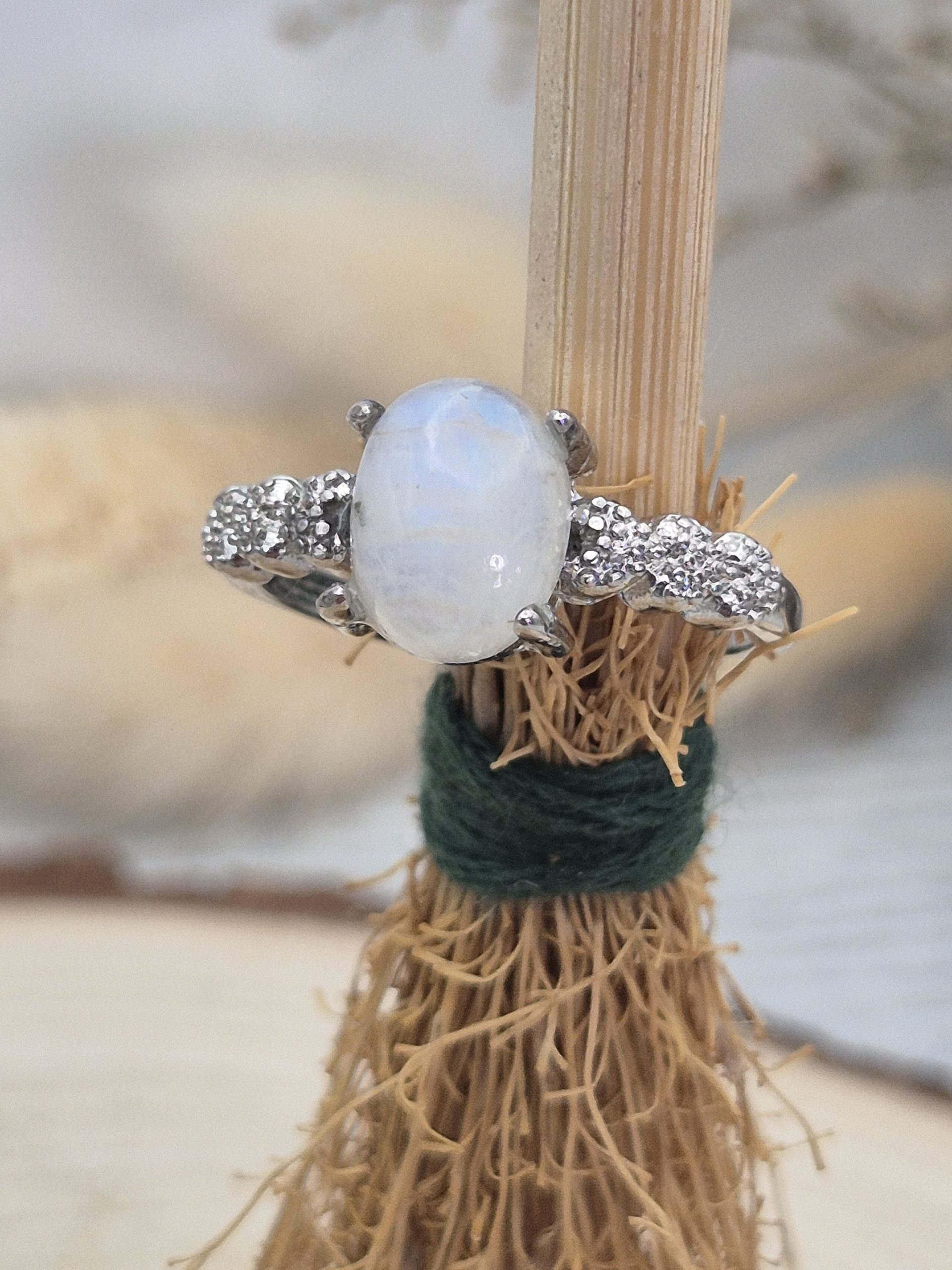 Moonstone Adjustable Ring - Image 2