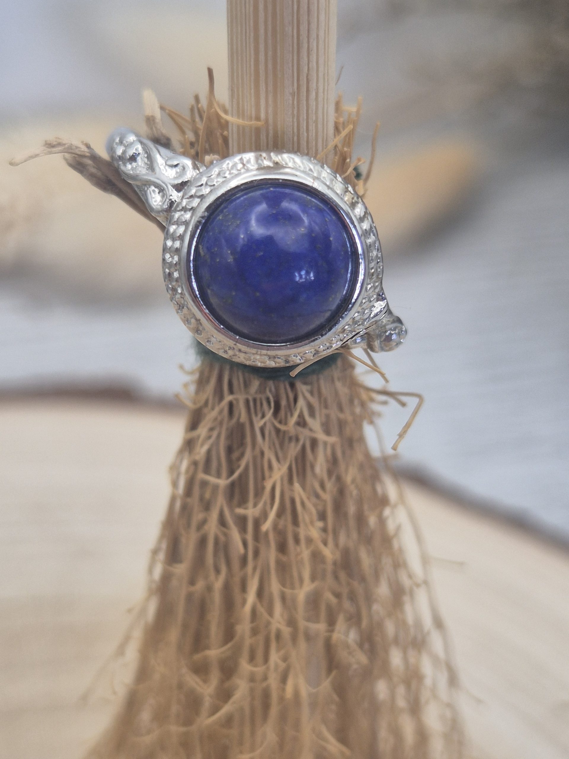Lapis Lazuli Adjustable Ring