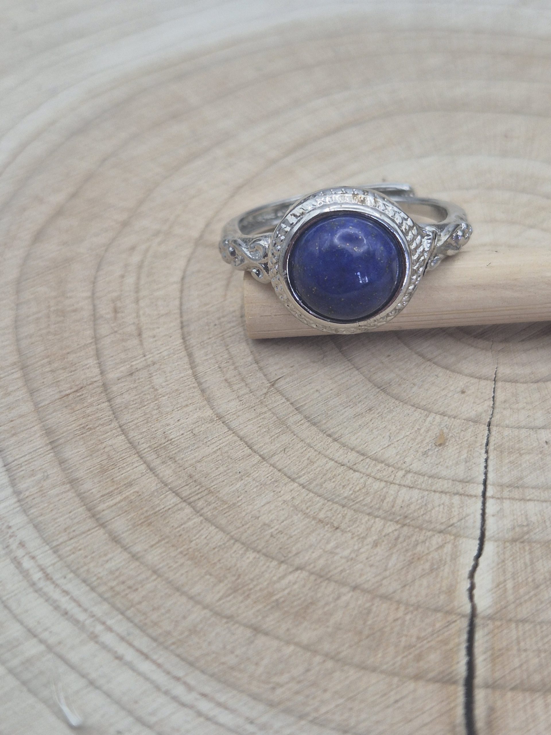 Lapis Lazuli Adjustable Ring - Image 2