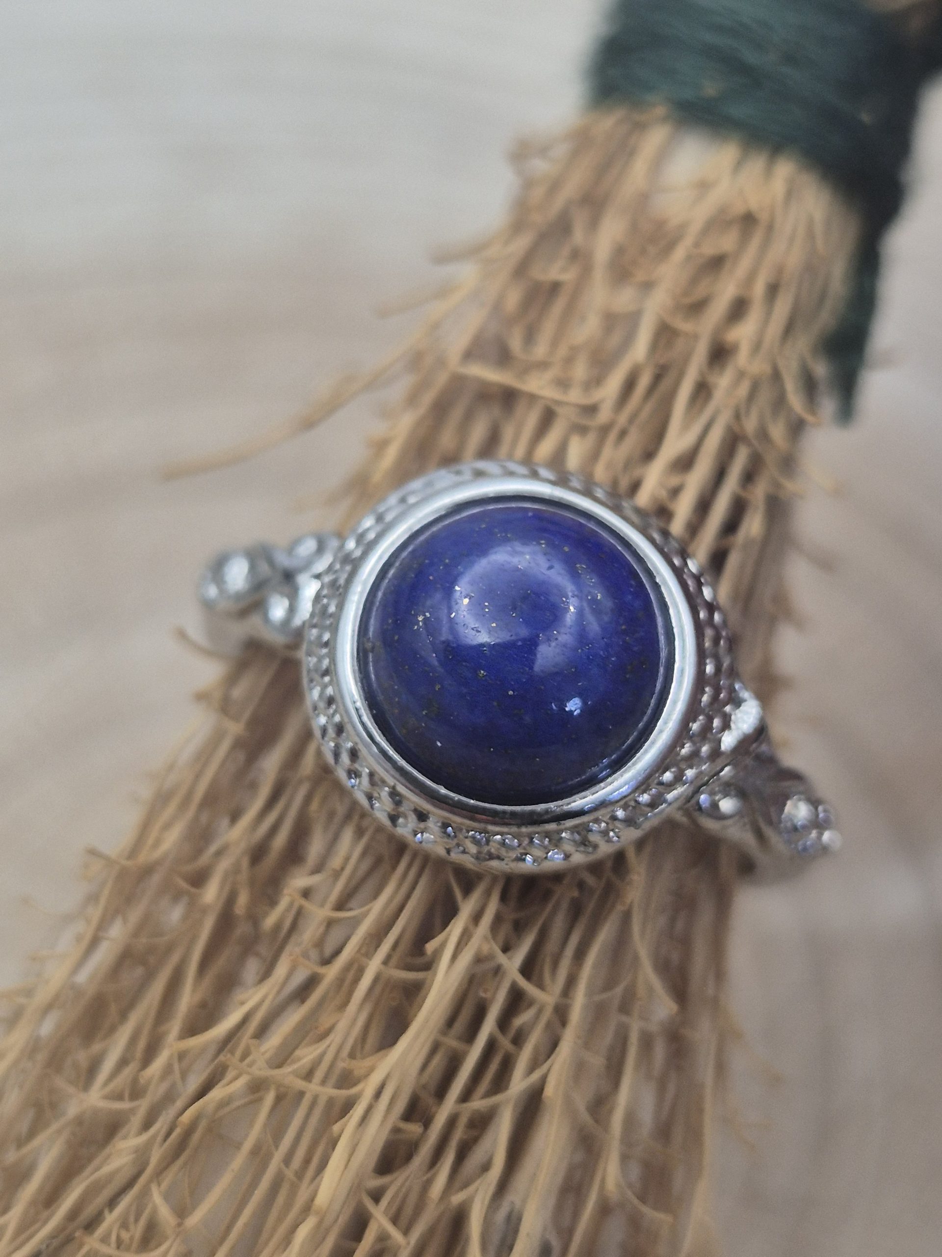Lapis Lazuli Adjustable Ring - Image 3